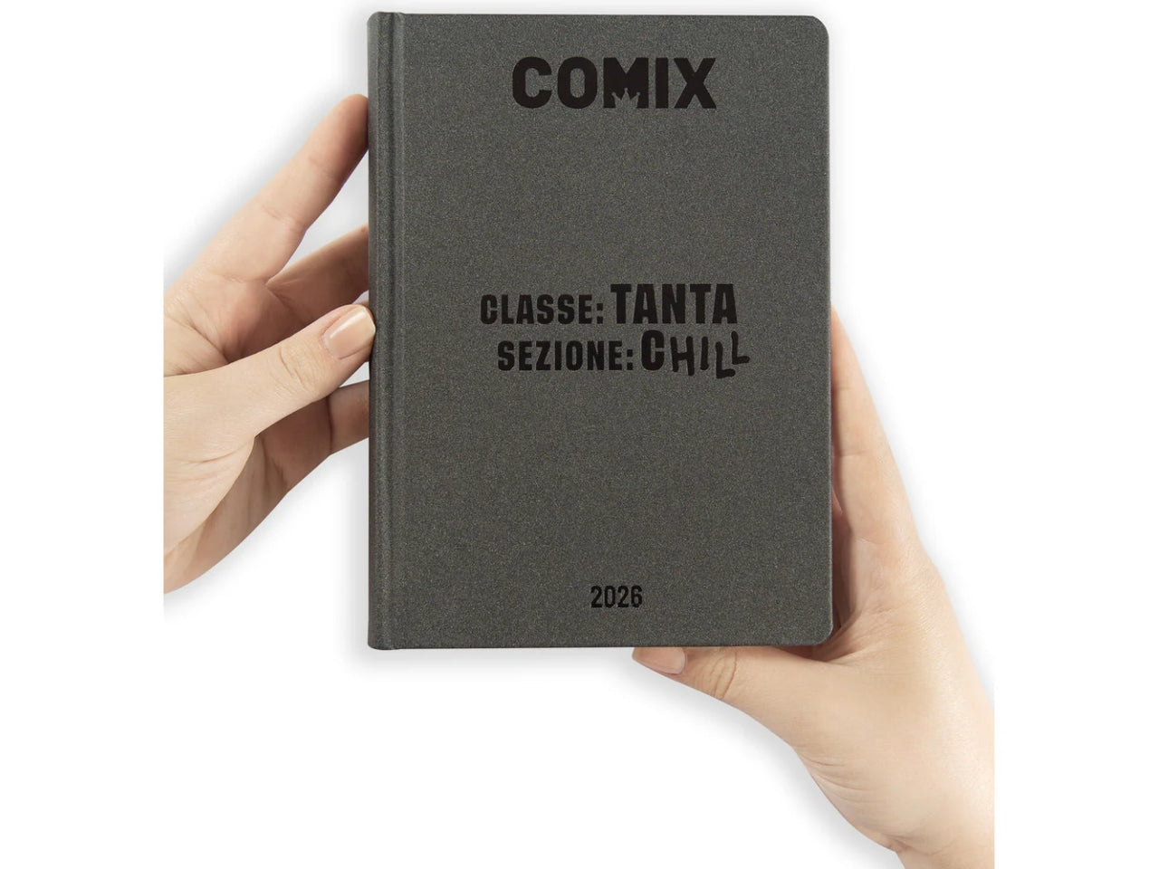 Agenda comix 2025/26 16m standard charcoal