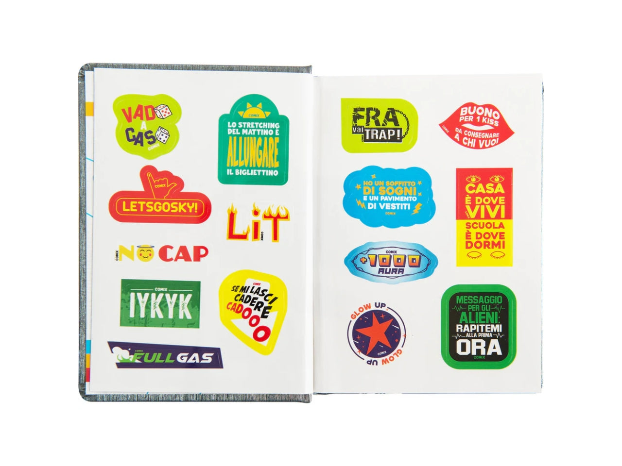 Agenda comix mini 2025/26 16 mesi gear black