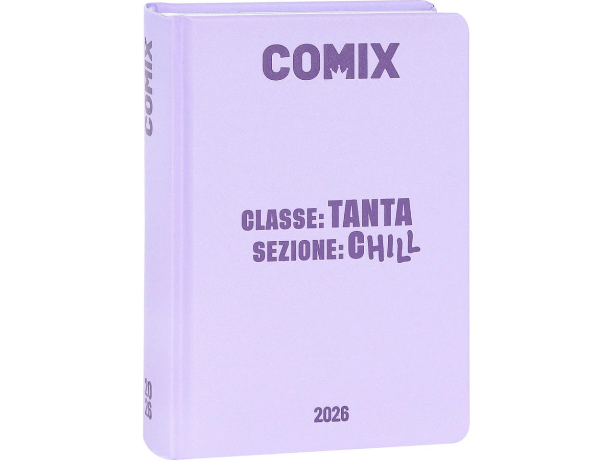 Agenda comix mini 2025/26 16 mesi lilla