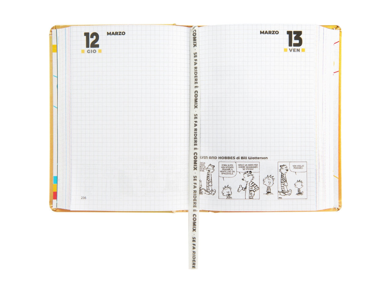 Agenda comix mini 2025/2616 mesi gold