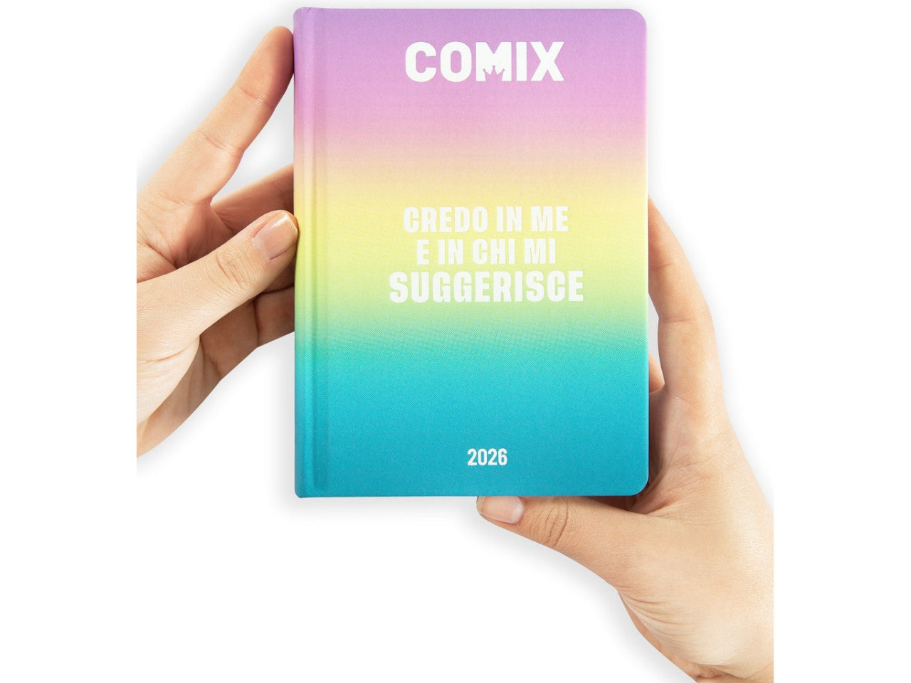 Agenda comix mini 2025/26 16 mesi sunrise sky
