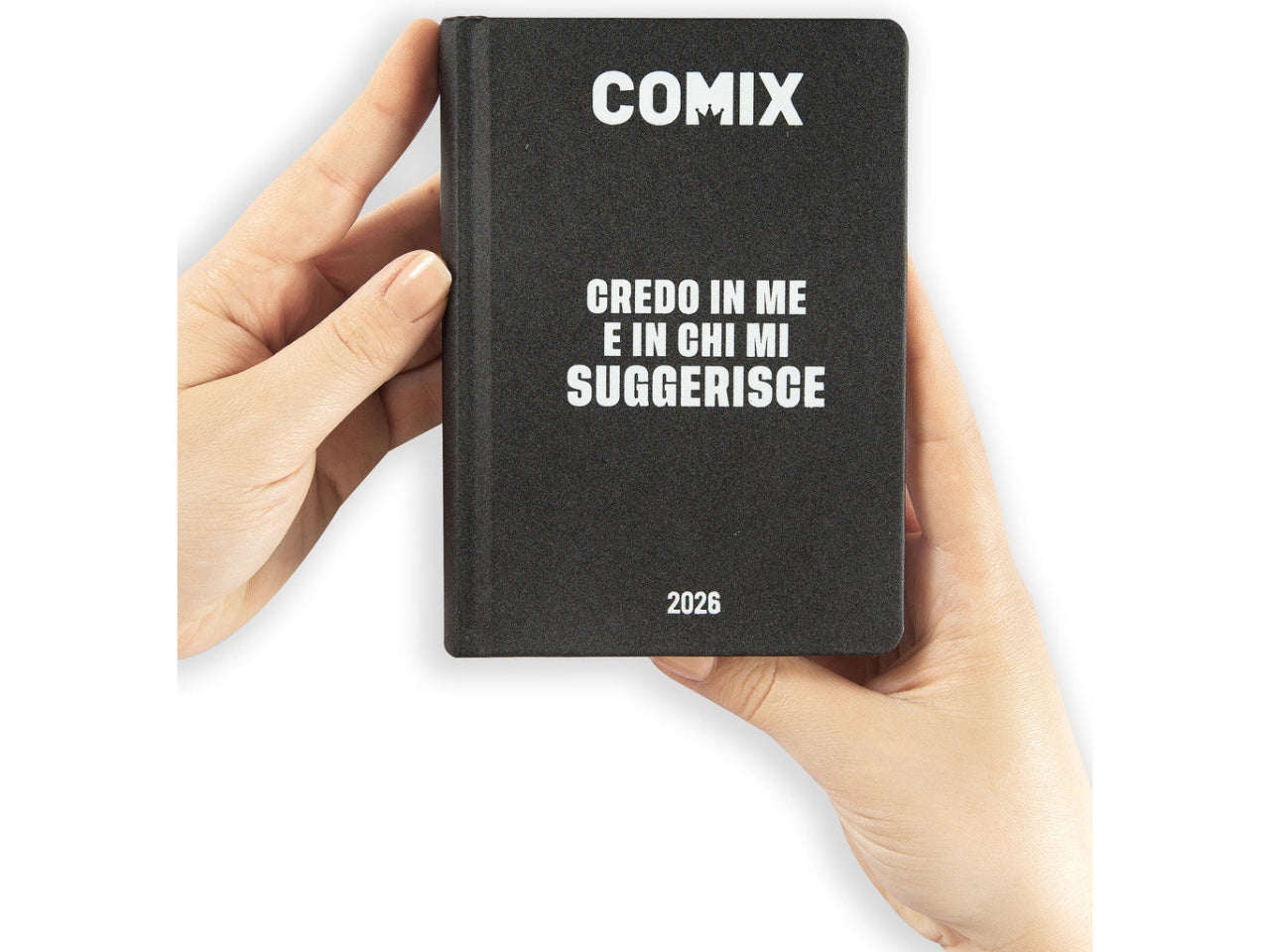 Agenda comix mignon2025/26 16 mesi black&white