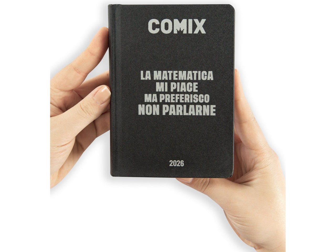 Agenda comix mignon2025/26 16 mesi black&silver