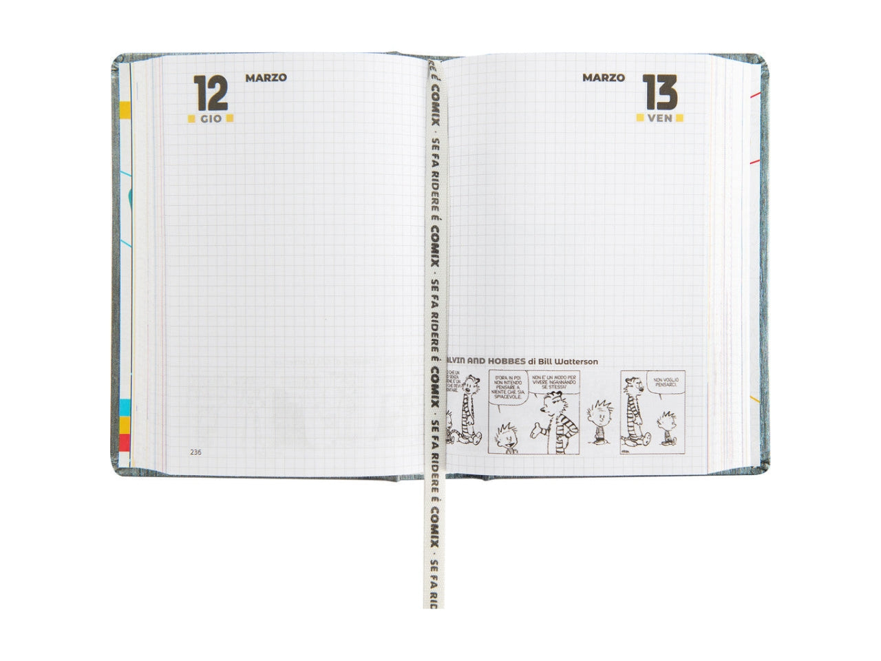 Agenda comix mignon 2025/26 16 mesi gear black