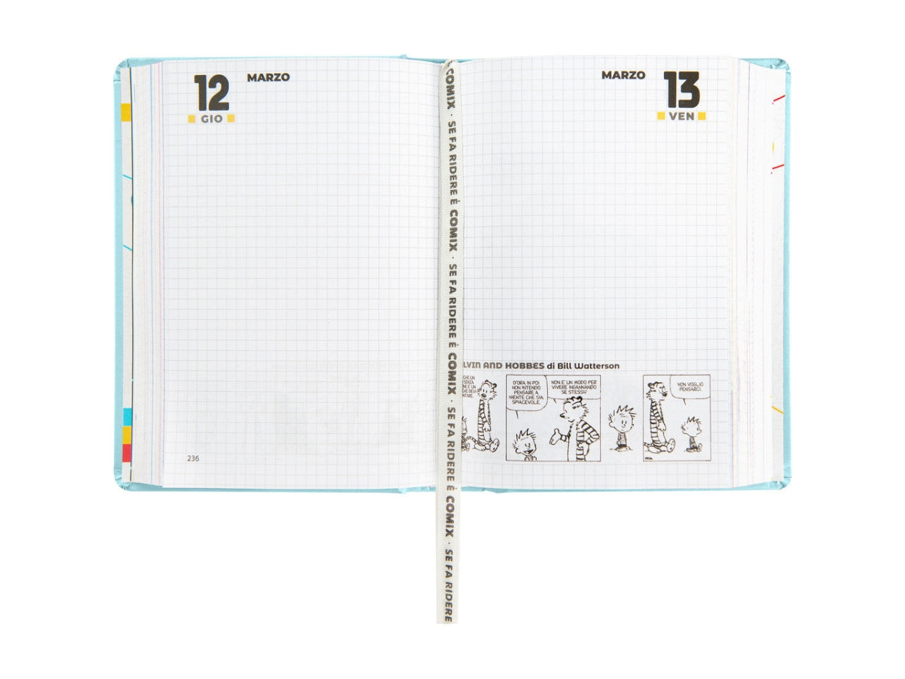 Agenda comix mignon 2025/26 16 mesi azzurro