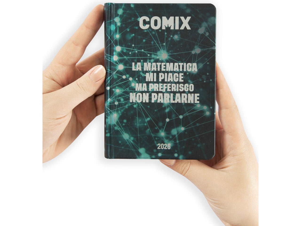 Agenda comix mignon2025/26 16 mesi electric green