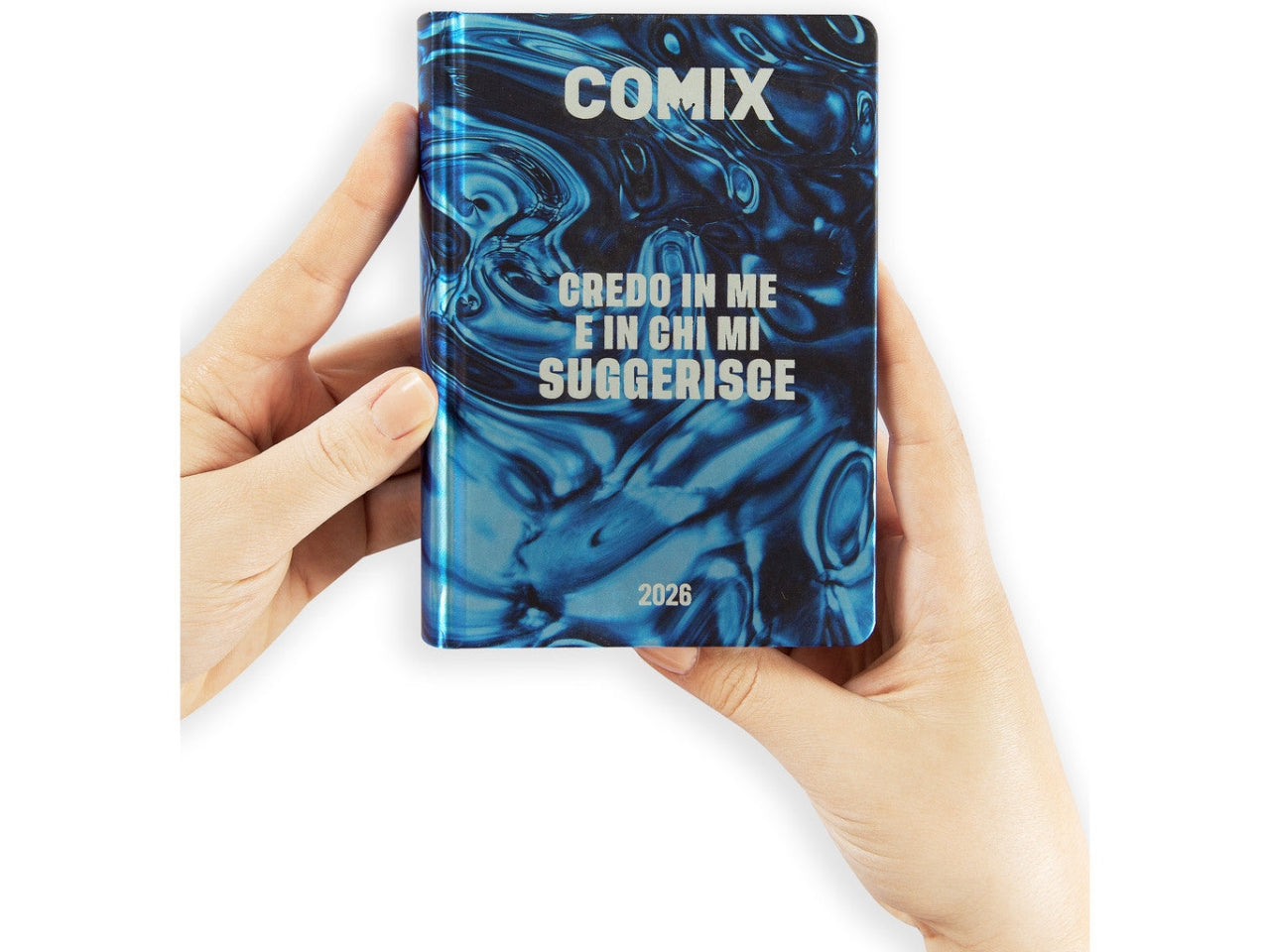 Agenda comix mignon mignon2025/26 16 mesi metal fluid
