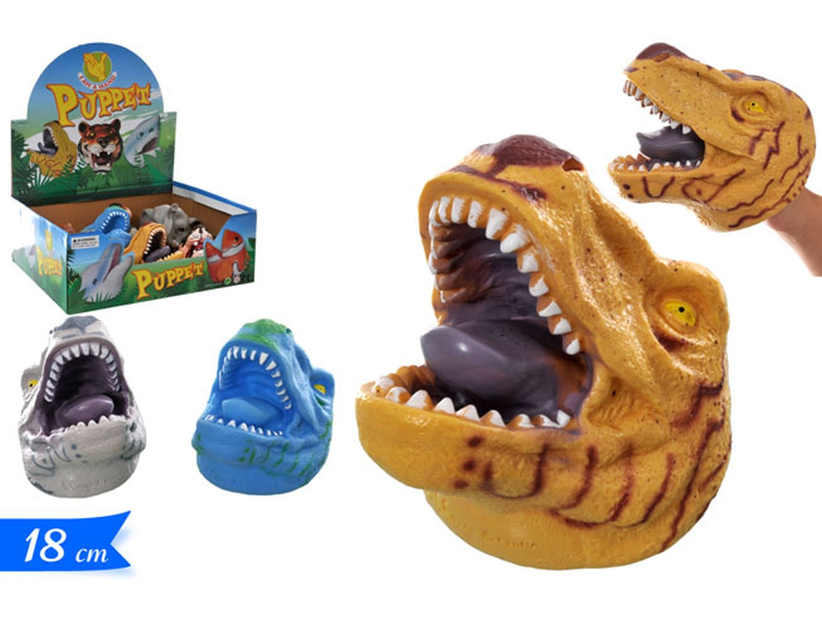Marionetta da mano-dinosauro assortita