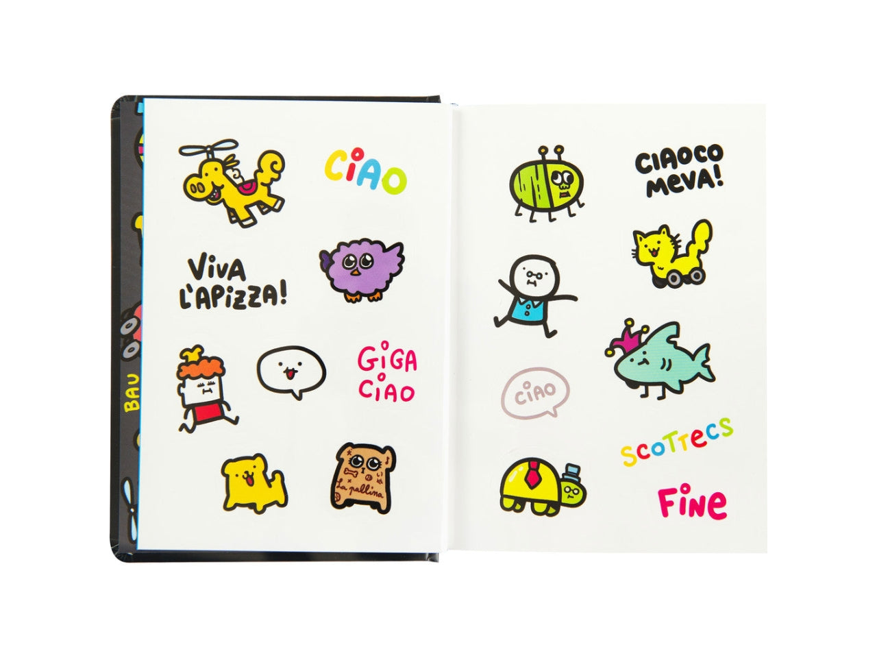 Agenda scomix medium 2025/26 16 mesi black