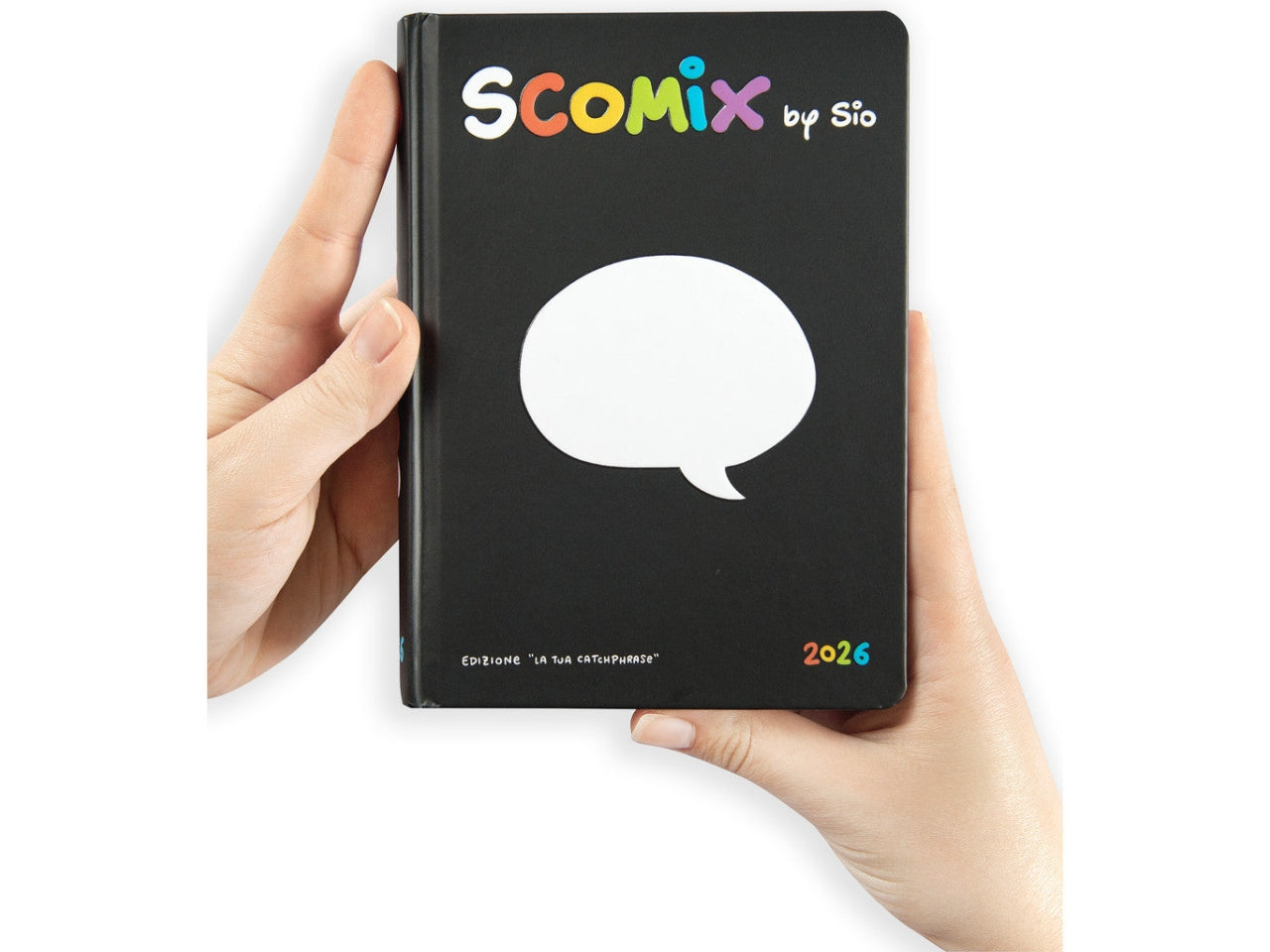 Agenda scomix medium 2025/26 16 mesi black