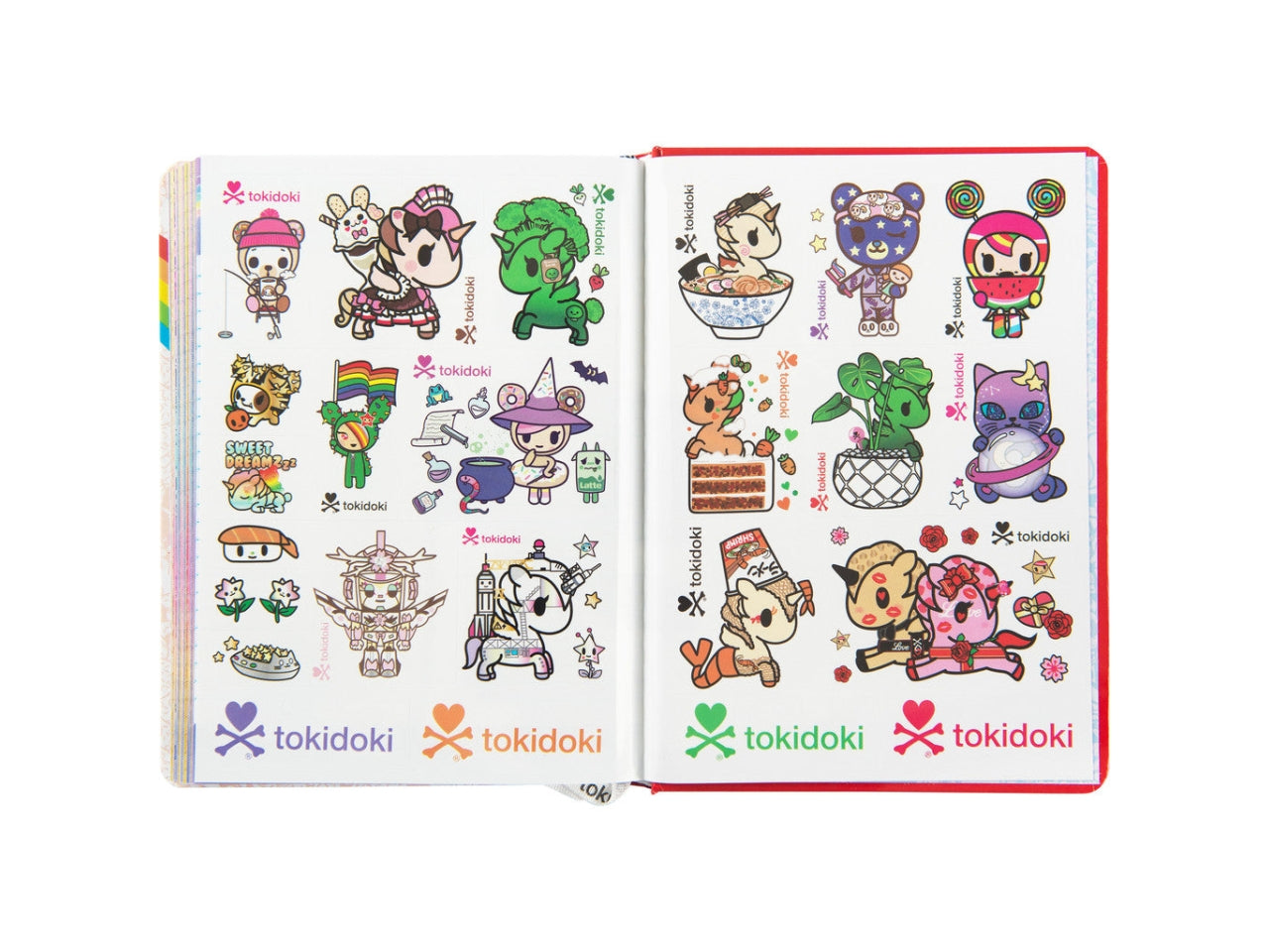 Diario tokidoki standard 2025/26 rosso