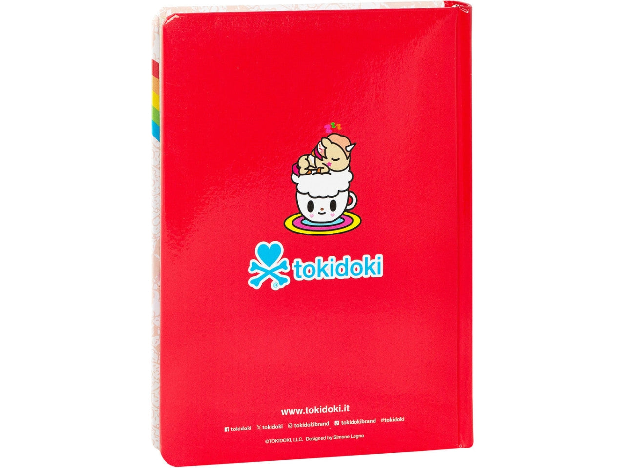 Diario tokidoki standard 2025/26 rosso