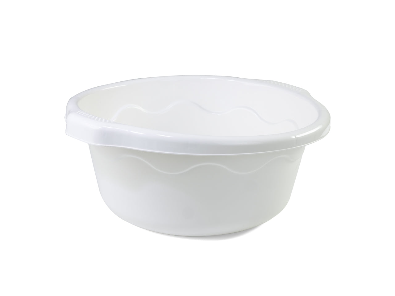 Bacinella vulcano tonda 45lt bianco