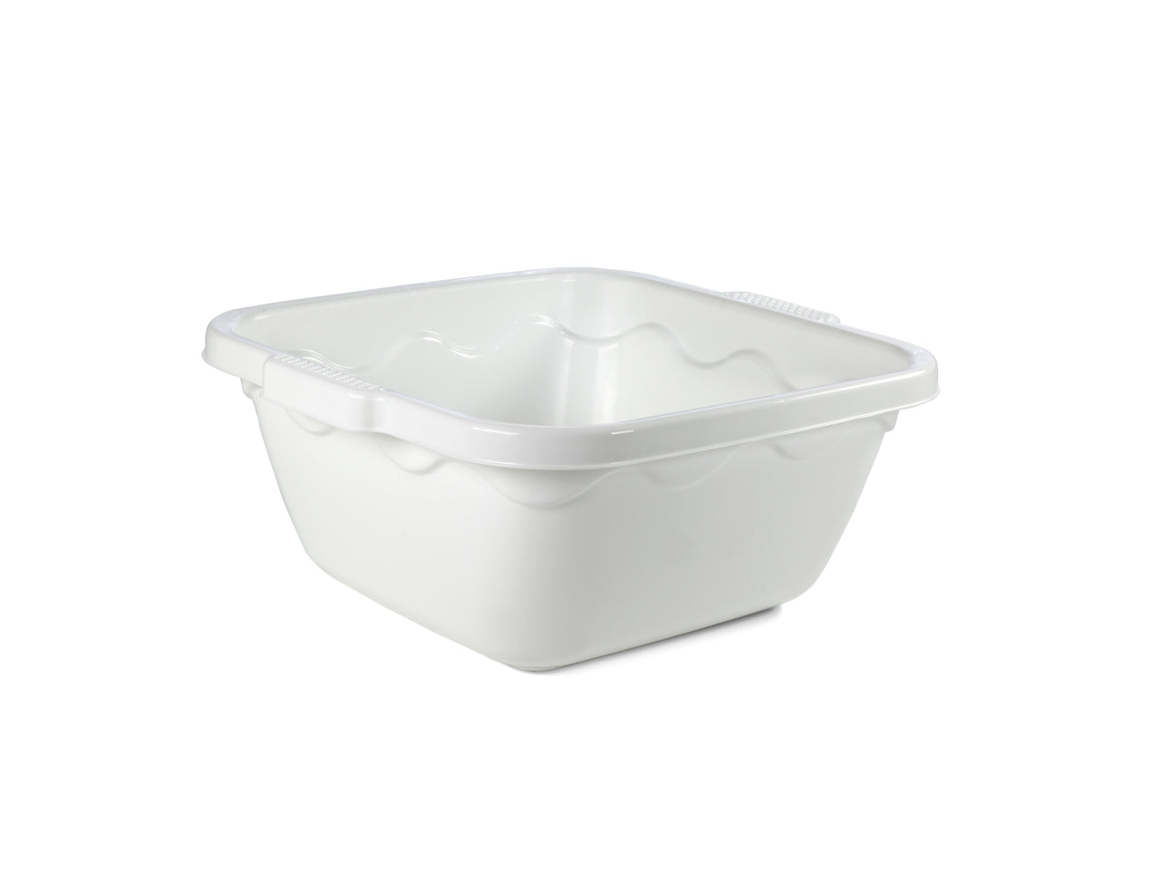 Bacinella vulcano quadra 38lt bianco