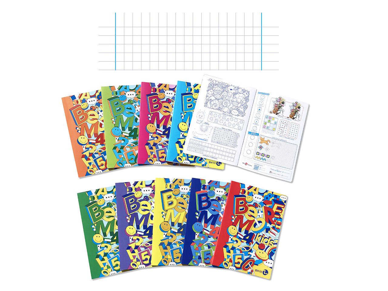 Quaderno maxi kids 100gr confezione da 10 pezzi rigatura 10F