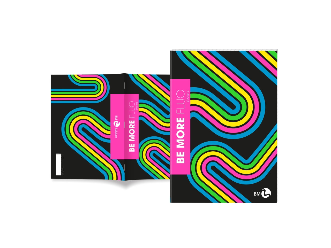 Quaderno maxi fluo 100gr confezione da 10 pezzi rigatura Q con margine