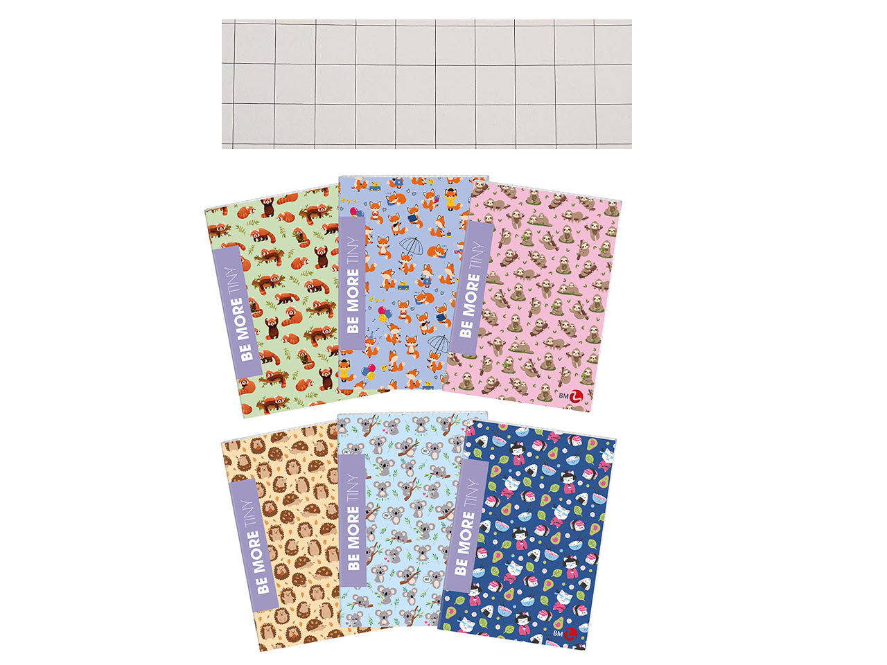Quaderno maxi tiny 100gr confezione da 10 pezzi rigatura 10mm