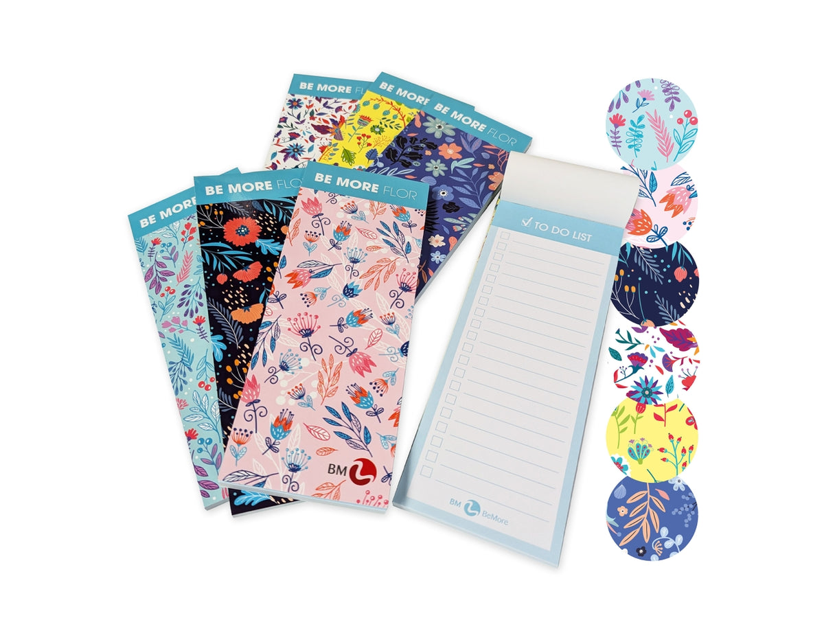 Blocco note to do list be more flor 8x21cm