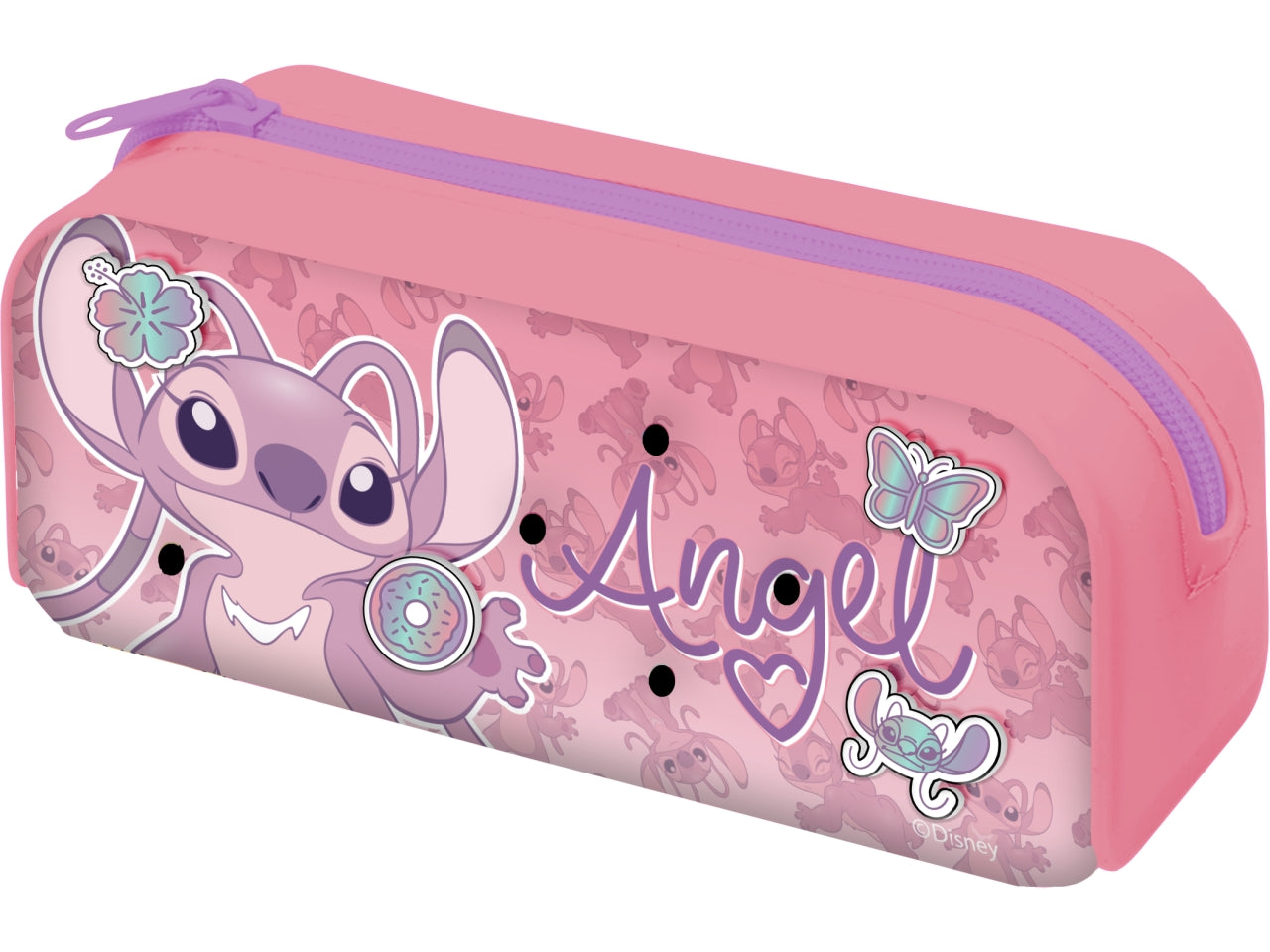 Stitch astuccio in silicone con 4 patch lst