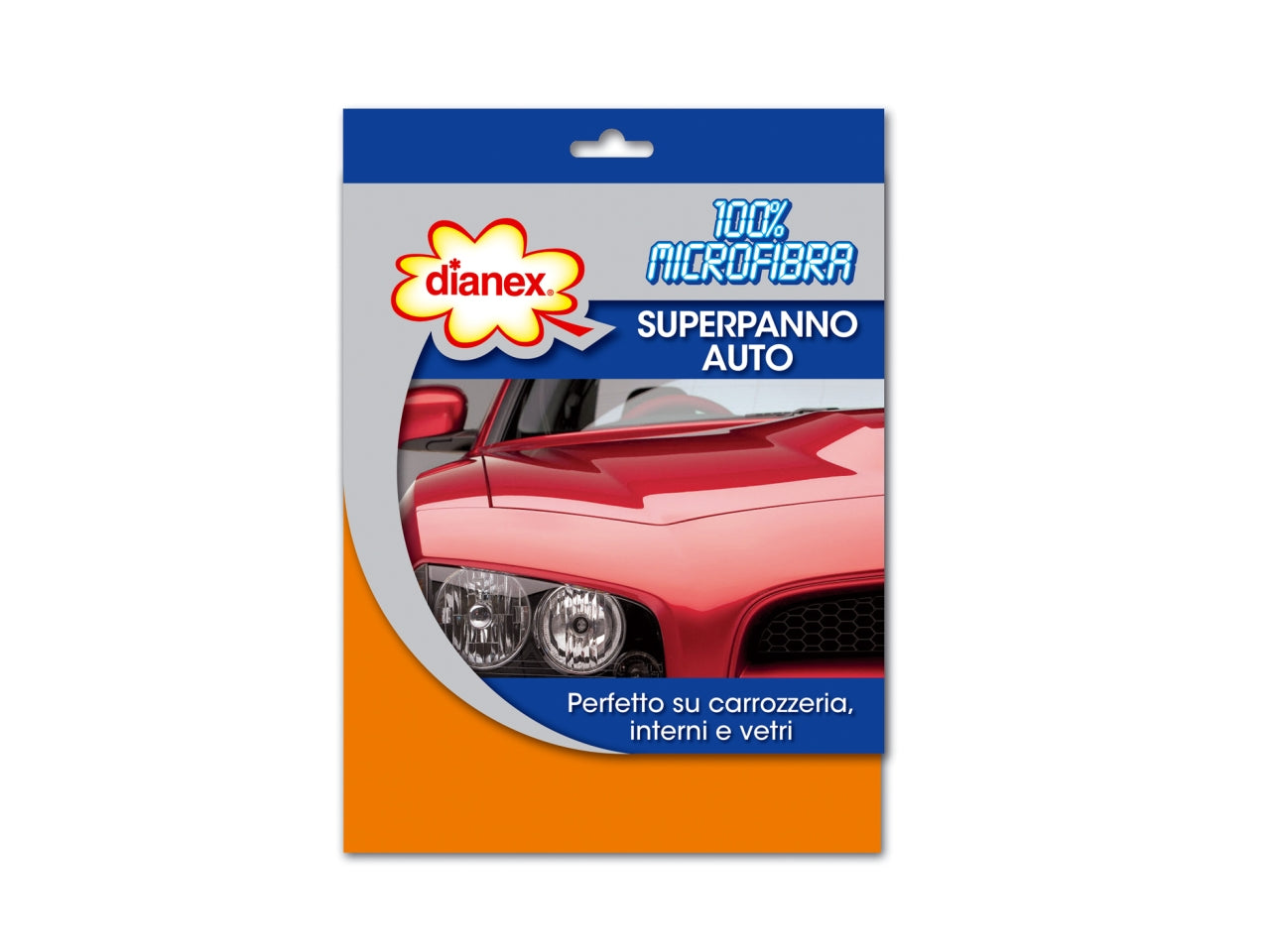 Dianex superpanno auto in microfibra, perfetto su carrozzeria,interni e vetri