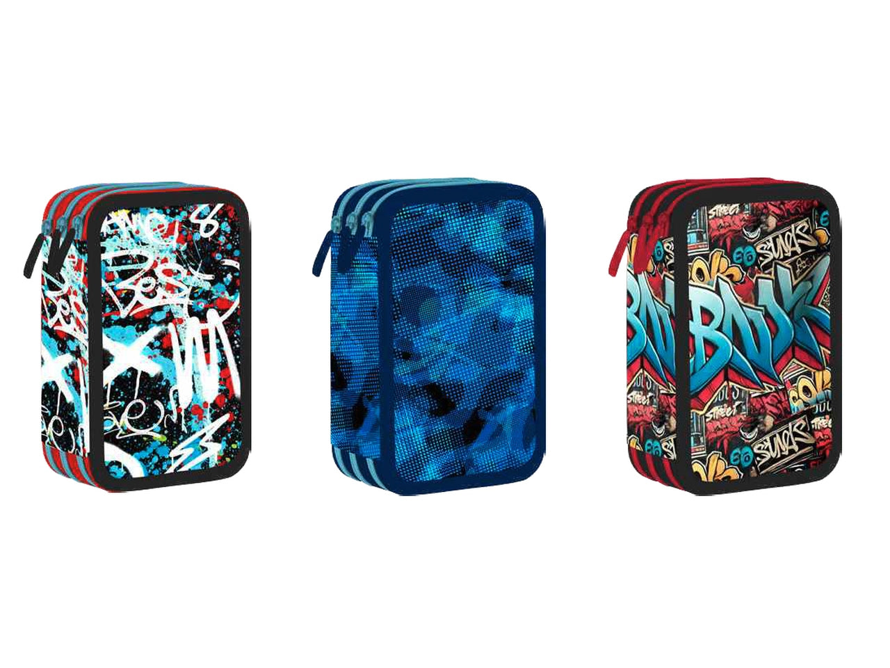 Astuccio 3 zip Giotto turbocolor