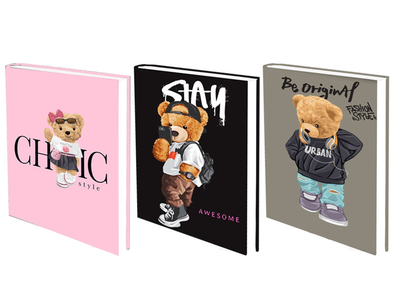 Diario active pocket bear assortiti