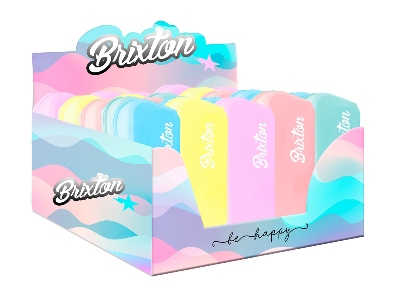 Brixton bauletto in silicone colori pastello$