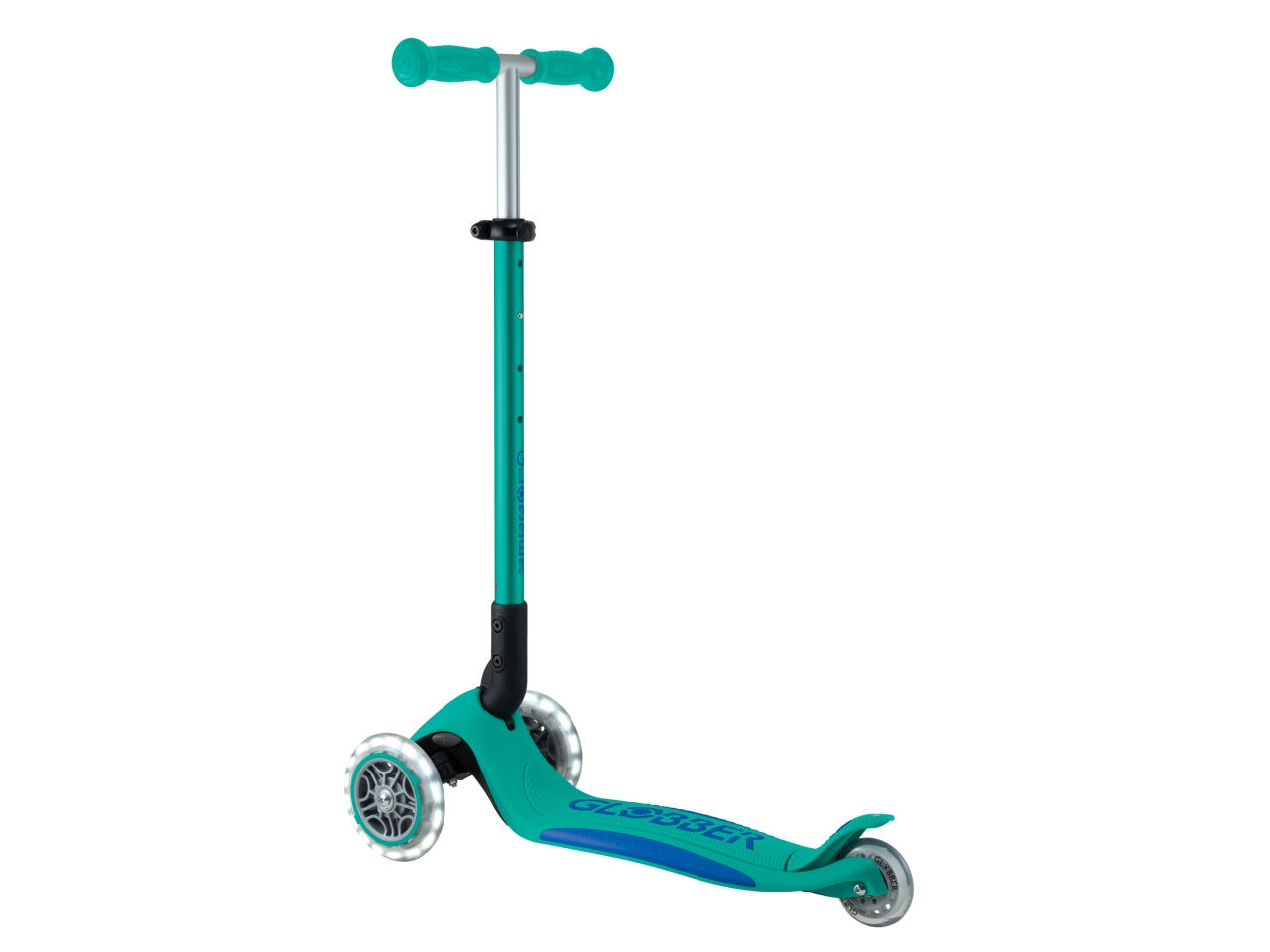 Globber - Primo Foldable Plus Light monopattino - Emerald Green-Navy Blue