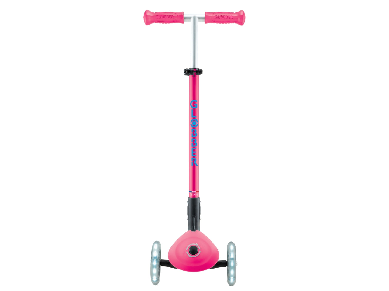 Globber - Primo Foldable Plus Light monopattino - Fuchsia-Sky Blue