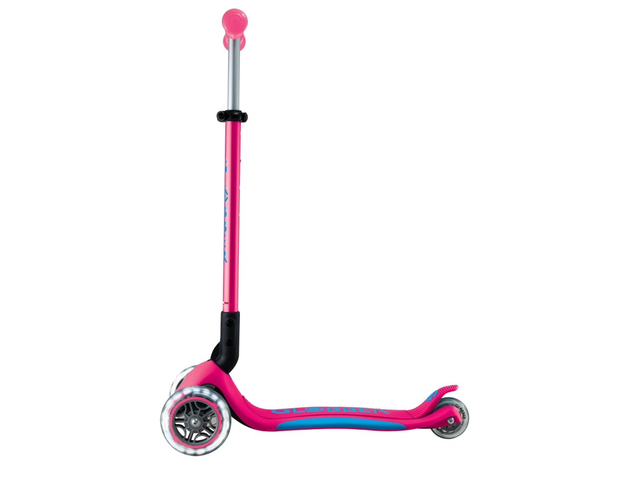 Globber - Primo Foldable Plus Light monopattino - Fuchsia-Sky Blue