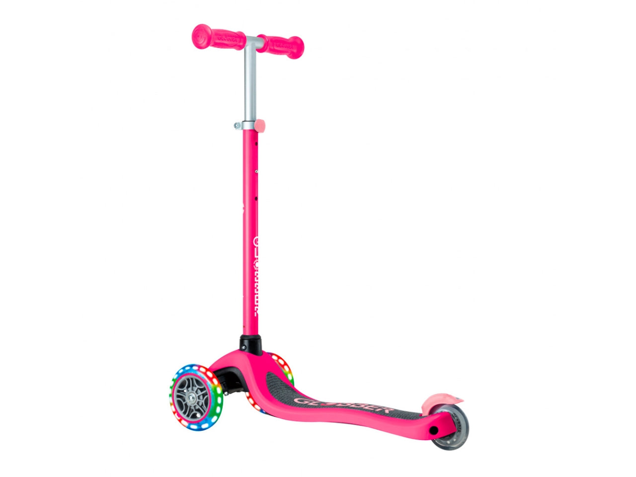 Globber primo monopattino di colore fuchsia pink