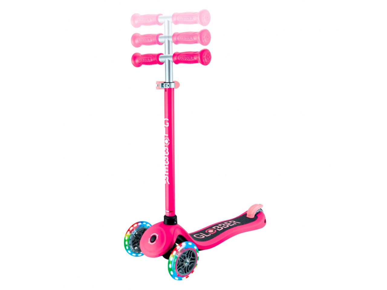 Globber primo monopattino di colore fuchsia pink