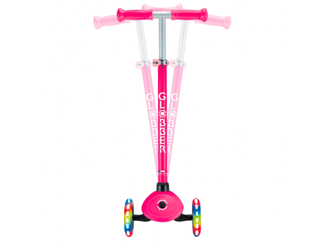 Globber primo monopattino di colore fuchsia pink
