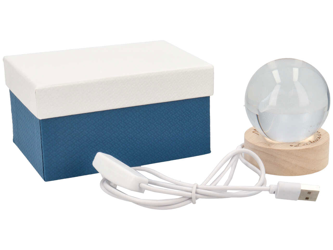 Lampada a forma di mani with love con base 6x6x8cm
