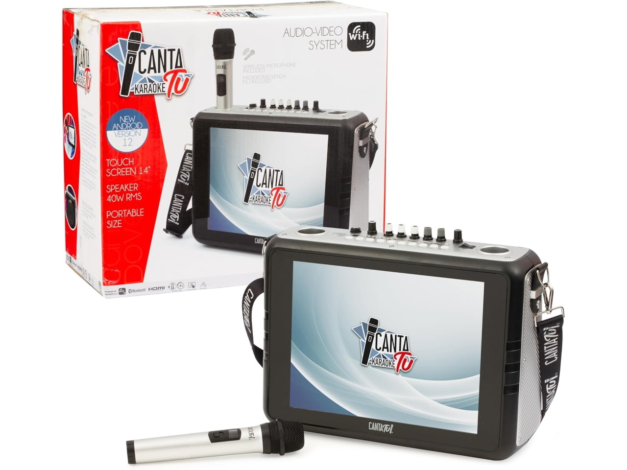 Canta tu portatile con microfono