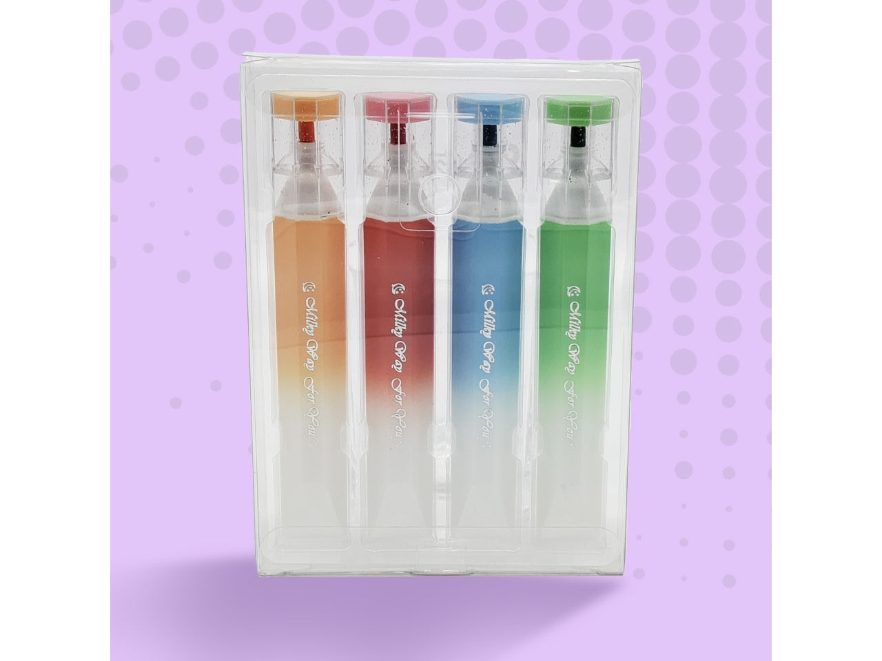 Evidenziatore 4 color glitterati