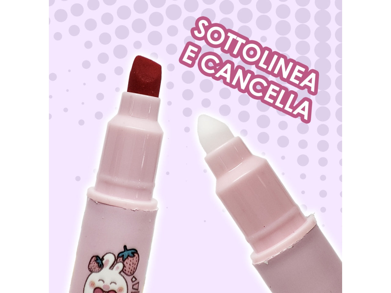 Evidenziatore cancellabile set da 6 evidenziatori