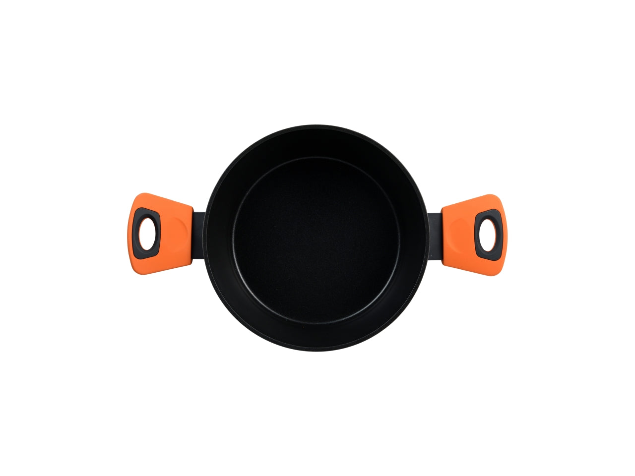 Emotion casseruola in alluminio forgiato con coperchio 24xh.10,5cm per piani ad induzione
