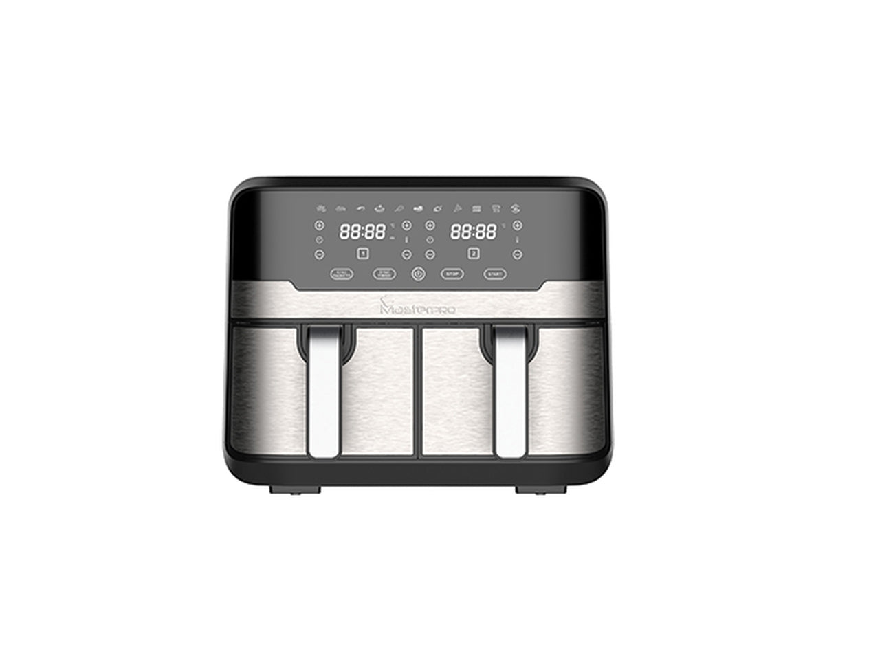 Friggitrice ad aria rocket duo 900 9L 2400W con doppio cestello e 11 programmi