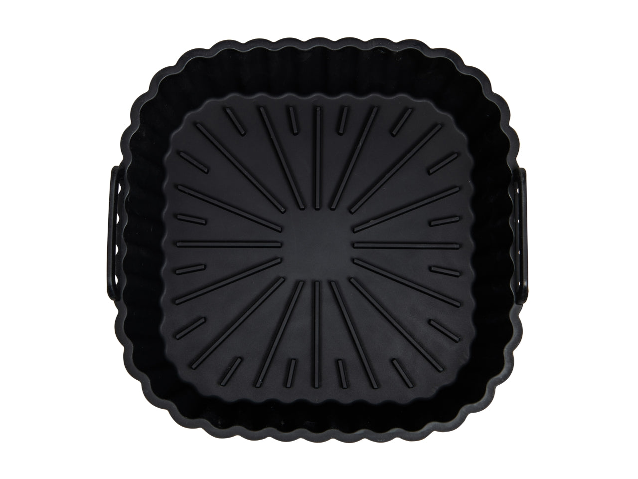 Teglia foodies in silicone quadrata 22x22xh.7cm con manici