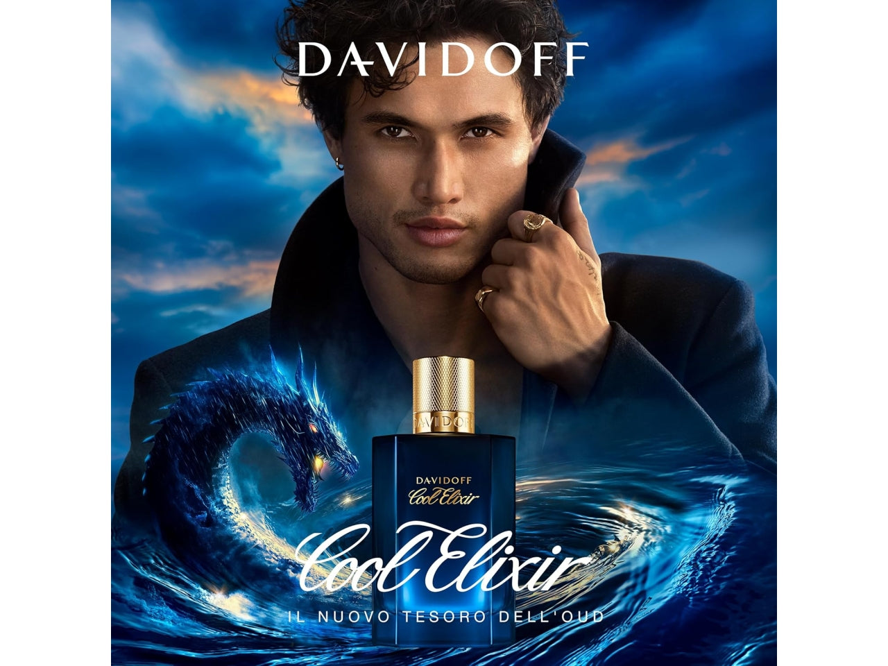 Davidoff cool elixir oud aromatique parfum intense formato da 100ml $