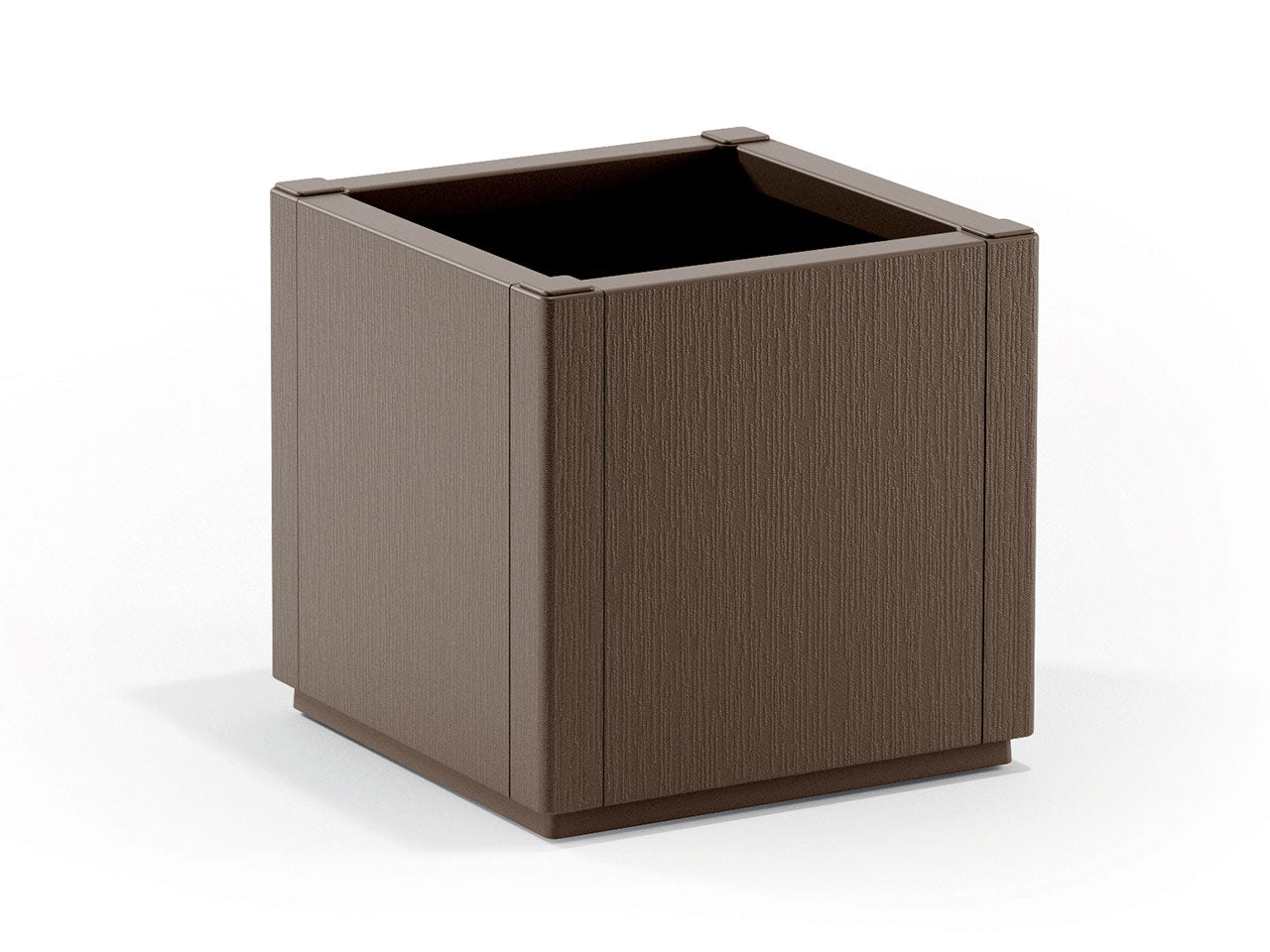 Ethica fioriera quadra 38l 36x36xh.35cm tortora