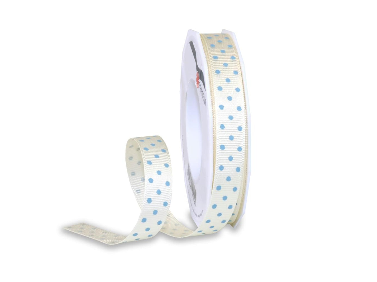 Nastro Baby dots 15mmx20mt di colore azzurro
