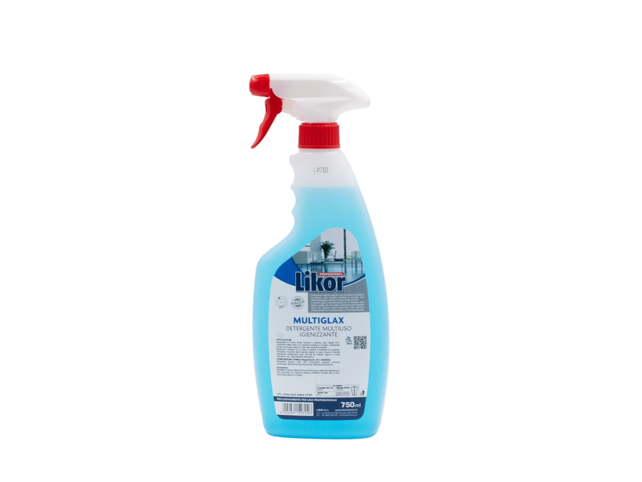 Likor multiglax detergente multiuso igienizzante spray 750ml $