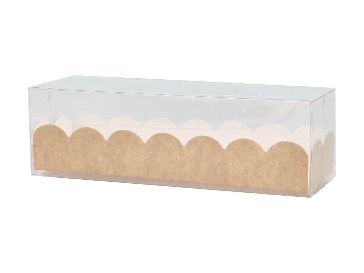 Nature astuccio in pvc con vaschetta 16x5x5cm, ideale per macarons