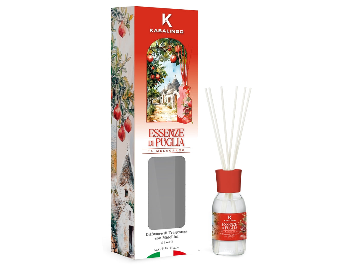 Diffusori con bacchette 125ml melograno 117416  $
