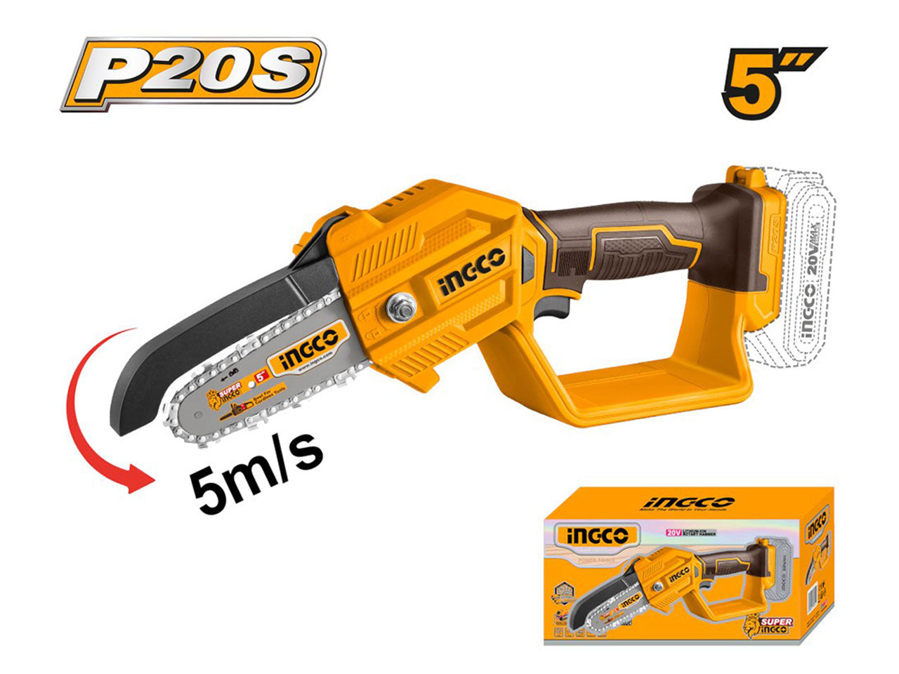 Elettrosega a batteria 20v nudo