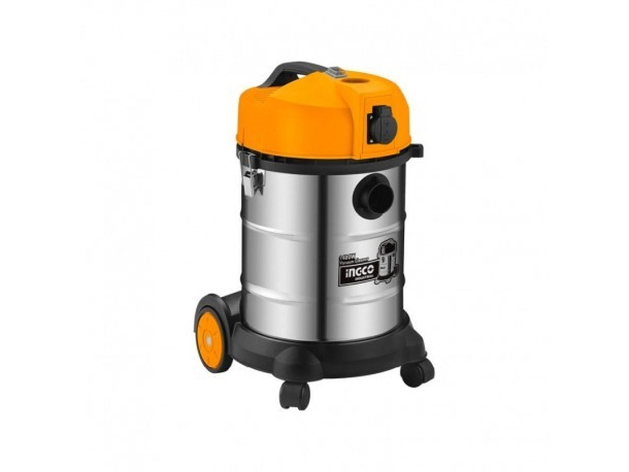 Aspirapolvere-liquidi inox 1200w 30lt