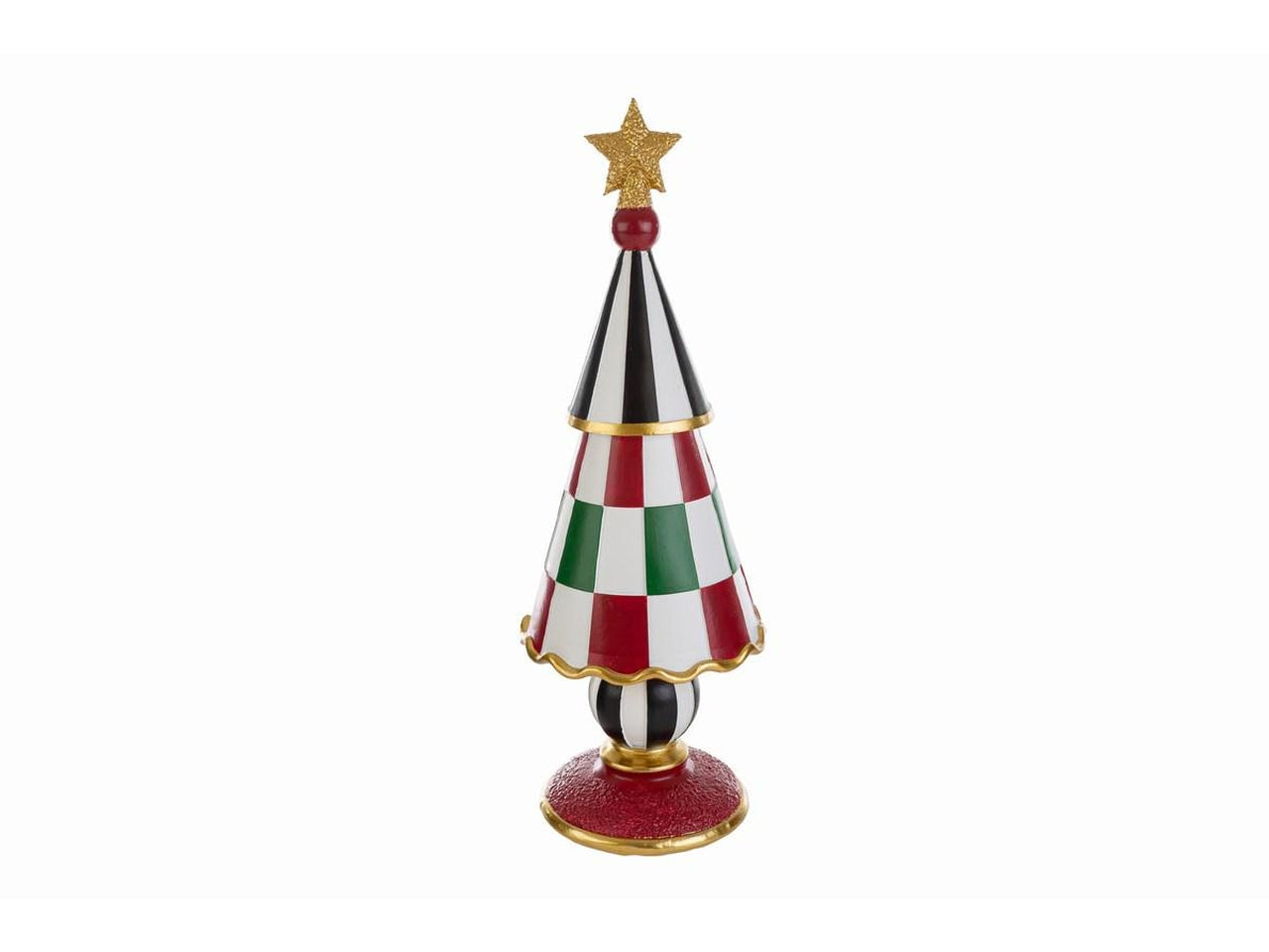 Albero natalizio 36cm in resina black royal