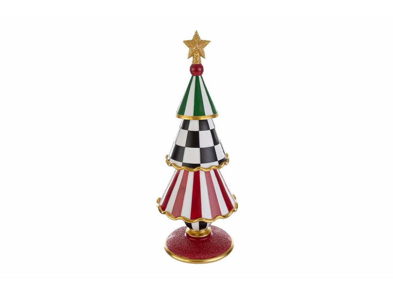 Albero natalizio 41,5cm in resina black royal